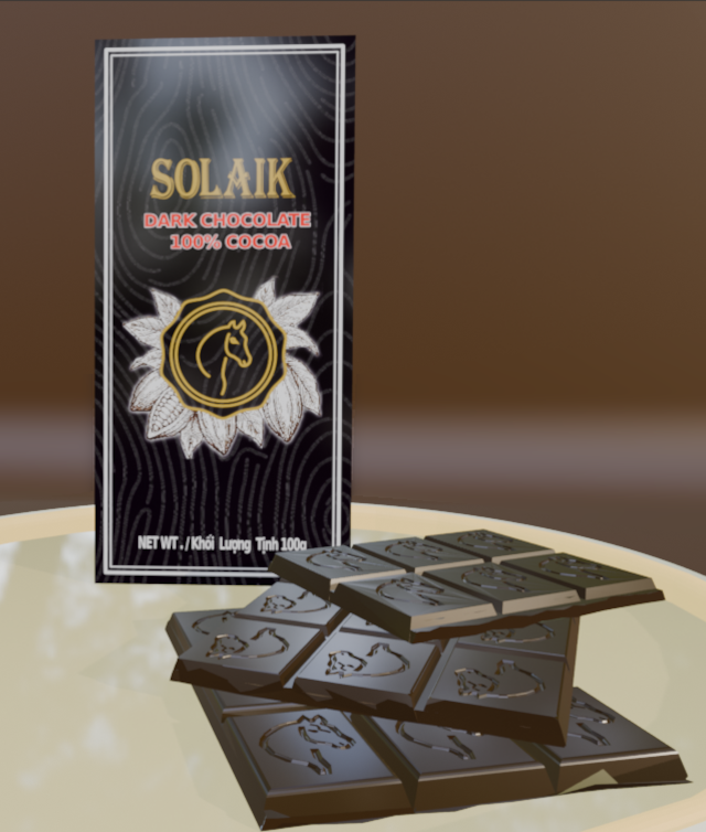 Sôcôla đen SOLAIK 100% ca cao